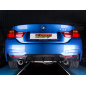 Silencioso trasero doble en acero inox BMW Série 4 F33(CABRIO) 428I / IX (N26 180KW) 2014 - 2016
