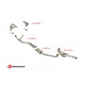 Tramo supresor catalizador grupo N en acero inox Alfa Romeo 75 KAT. 2.5 V6 Q.ORO/MILANO - 3.0I V6 1988 - 1993