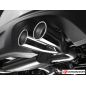 Pot d'échappement arrière duplex Fiat 124 Spider 1.4 MULTIAIR (103KW) 2016 - Aujourd'hui sorties rondes 70 mm décalées