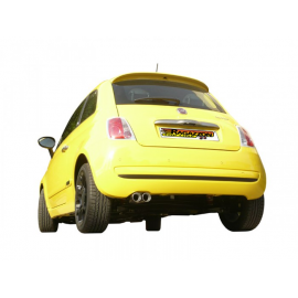 Silencioso trasero en acero inox Fiat 500 (TYP312) 0.9 TWINAIR TURBO (62KW) 2011 - Hoy