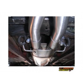 Tramo intermedio con silencioso en acero inox Alfa Romeo 75 KAT. 2.5 V6 Q.ORO/MILANO - 3.0I V6 1988 - 1993