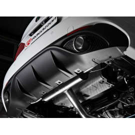 Posteriore inox sdoppiato con terminali rotondi Alfa Romeo Giulia(952) 2.0 Turbo Q4 Veloce (206kW) 2016 - Oggi