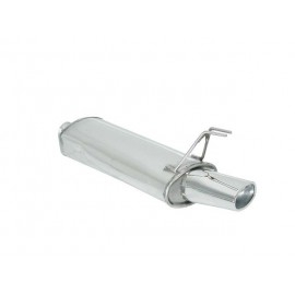 Posteriore inox con terminale ovale Alfa Romeo 145 2.0 TWIN SPARK 05/1996 - 05/1997