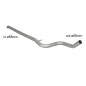 Tramo intermedio grupo N en acero inox Peugeot 207 GTI 1.6 16V THP (128KW) 2007 - 2012