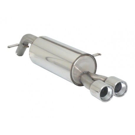 Silencioso trasero en acero inox Peugeot 207 GTI 1.6 16V THP (128KW) 2007 - 2012