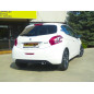 Escape trasero en acero inox Ragazzon  Peugeot 208 1.4VTI (70KW) 2012 - Hoy