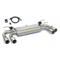 Posteriore inox sdoppiato con terminali rotondi 4 / 80 mm Abarth 124 Spider 1.4T Multiair (125kW) 2016 - Oggi