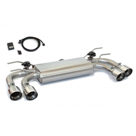 Posteriore inox sdoppiato con terminali rotondi 4 / 102 mm Sport Line Abarth 124 Spider 1.4T Multiair (125kW) 2016 - Oggi