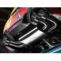 Posteriore inox sdoppiato con terminali rotondi 4 / 102 mm Sport Line Abarth 124 Spider 1.4T Multiair (125kW) 2016 - Oggi