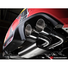 Silencioso trasero doble en acero inox con válvulas eléctricas Abarth 124 Spider 1.4T Multiair (125kW) 2016 - Hoy