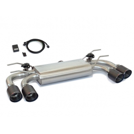 Posteriore inox sdoppiato con terminali rotondi Abarth 124 Spider 1.4T Multiair (125kW) 2016 - Oggi