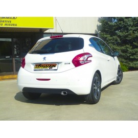 Silencioso trasero en acero inox Ragazzon Peugeot 208 1.6VTI (88KW) 2012 - Hoy