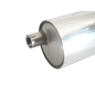 Silencioso trasero en acero inox con salida ovalada Fiat 500 (typ312) RIVA 1.2 (51KW) 2016 - Hoy
