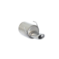Silencioso trasero en acero inox salida ovalada Fiat 500 (typ312) RIVA 1.3MJT (70KW) 2016 - Hoy