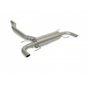 Posteriore inox sdoppiato per terminali Alfa Romeo Giulia(952) 2.0 TURBO (147KW) 2016 - Oggi
