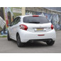 Silencioso trasero doble en acero inox Peugeot 208 1.6VTI (88KW) 2012 - Hoy