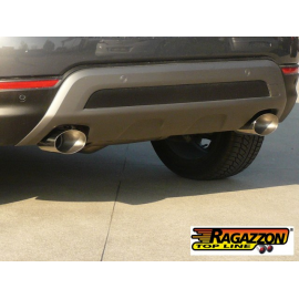 Silencioso trasero doble en acero inox Fiat 500X (typ334) 1.4 Multiair (103kW) 2015 - 2018
