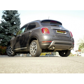 Silencioso trasero doble en acero inox Fiat 500X (typ334) 1.4 Multiair (103kW) 2015 - 2018