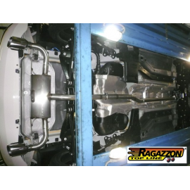 Silencioso trasero doble en acero inox Fiat 500X (typ334) 1.6MJT (88kW) 2015 - Hoy