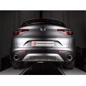 Silencioso trasero doble en acero inox Ragazzon Alfa Romeo Stelvio 2.0 Turbo Q4 (206kW) 2017 - Hoy