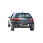 Escape trasero doble en acero inox Alfa Romeo 147 1.6 16V (77/88KW) - 2.0 16V (110KW) - 2.0 SELESPEED 11/2004 - 10/2006