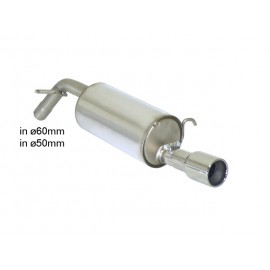 Silencioso trasero en acero inox Ragazzon  Peugeot 208 Gti 1.6 (147KW) 2013 - 2015