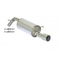 Silencioso trasero en acero inox Ragazzon  Peugeot 208 Gti 1.6 (147KW) 2013 - 2015