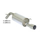 Silencioso trasero en acero inox Ragazzon  Peugeot 208 Gti 1.6 (147KW) 2013 - 2015