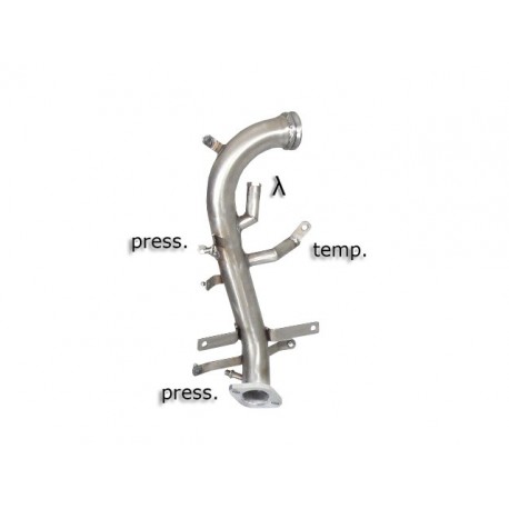 Tramo supresor catalizador + tramo supresor FAP en acero inox grupo N  Fiat Bravo II 2.0 MULTIJET 16V DPF (121KW) 2008 - 2014
