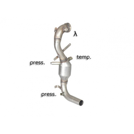 Catalizador grupo N + tubo supresor filtro antipartículas Fiat Panda II 1.3 MULTIJET 16V (55KW) DPF EURO5 2011 - 2012
