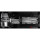 Escape trasero acero inox salidas Carbon Shot MINI F56 JCW 2.0 (170KW) 2014 - Hoy