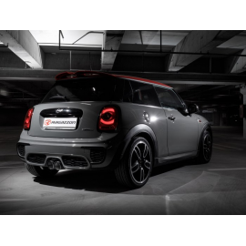 Escape trasero en acero inox con válvula eléctrica MINI F56 JCW 2.0 (170KW) 2014 - 2018