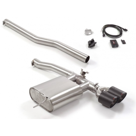 Pot d'échappement arrière Inox avec valve MINI F56 JCW 2.0 (170KW) 2014 - Aujourd'hui Pot d'échappement arrière Inox avec valve MINI F56 JCW 2.0 (170KW) 2014 - Aujourd'hui