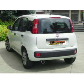Escape trasero en acero inox Ragazzon Fiat Panda III 1.2 (51KW) 2012 - Hoy