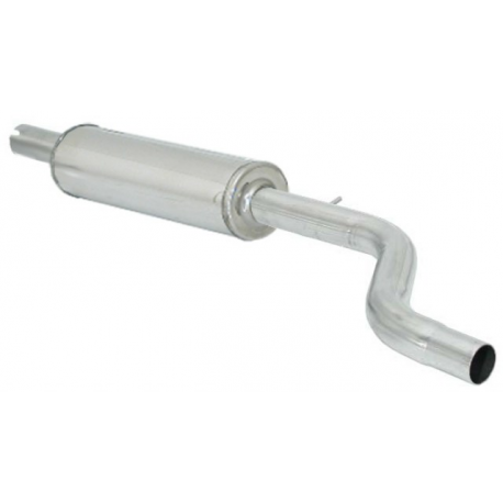 Tramo intermedio con silencioso en acero inox Ragazzon Fiat punto 1.2 16V Sporting 1997 - 12/1998