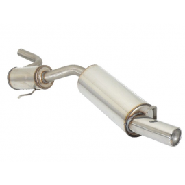 Silencioso trasero en acero inox Ragazzon Fiat Uno 1° SERIE 1301CC TURBO IE 1985 - 08/1989