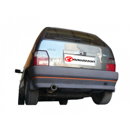 Silencioso trasero en acero inox Ragazzon Fiat Uno 2° serie 1372cc Turbo IE 09/1989 - 1992
