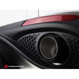 Escape trasero Grupo N Ragazzon Carbon Shot Alfa Romeo Giulia(952) 2.0 Turbo Q4 Veloce (206kW) 2016 - Hoy