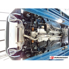 Escape trasero Ragazzon doble en acero inox  Jeep 2.0Mjet 4WD (103kW) 2014 - 07/2018