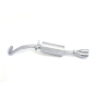 Escape trasero en acero inox SKODA Fabia 1.2TSI (63/77KW) 2010 - 2014