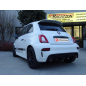 Tramo trasero grupo N doble en acero inox ABARTH 500/595 1.4TJET (121KW) 2016 - Hoy Tramo trasero grupo N doble en acero inox ABARTH 500/595 1.4TJET (121KW) 2016 - Hoy