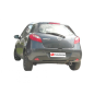 Silencioso trasero en acero inox con salida redonda MAZDA 2 1.3 (55/63KW) 10/2007 - 2014