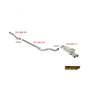 Silencioso trasero en acero inox Peugeot 208 XY 1.6 16V THP (115KW) 2012 - Hoy
