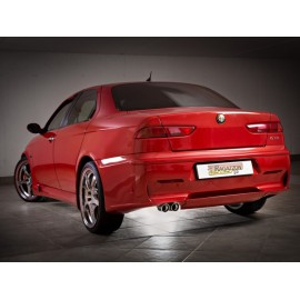 Escape trasero en acero inox Alfa Romeo 156 GTA 3.2 I V6 (184KW) BERLINA + SPORTWAGON 2002 - 06/2007
