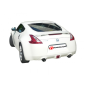 Silencioso trasero Ragazzon doble en acero inox NISSAN 370Z 3.7 V6 (241KW) 07/2009 - Hoy