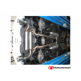 Échappement arrière duplex 1 sortie 102mm Sport line NISSAN 370Z 3.7 V6 (241KW) 07/2009 - AUJOURD'HUI