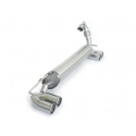 Silencioso trasero doble acero inox salidas redondas SMART FORTWO 1.0 (52KW) 2014 - Hoy