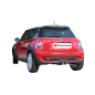 Silencioso trasero valvula de depresión en acero inox MINI COOPER R56 S 1.6 TURBO (128KW) 11/2006 - 2010