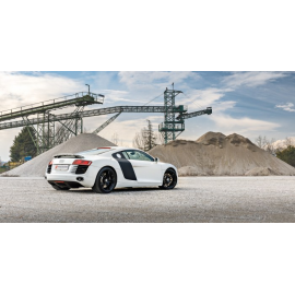 Silencioso trasero en acero inox grupo N Con valvulas de depresión Audi R8 Coupe 4.2 FSI V8 Quattro (316kW) 2010 - 2015