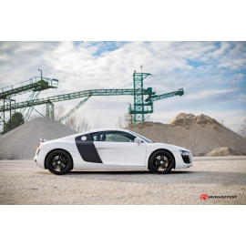 Silencioso trasero en acero inox grupo N Con valvulas de depresión Audi R8 Coupe 4.2 FSI V8 Quattro (316kW) 2010 - 2015